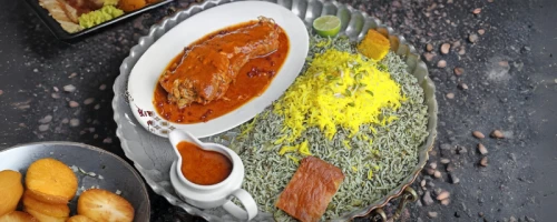 Baghali Polo - Lamb Shanks