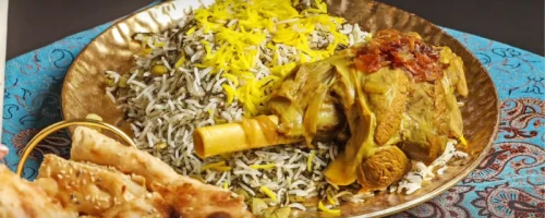 Baghali Polo with Lamb Shank