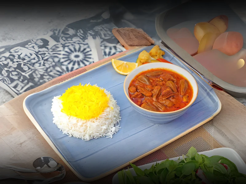 خورشت بامیه