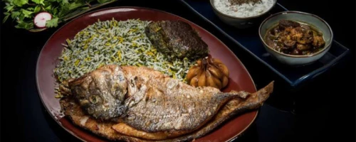 Sabzi Polo with Fish