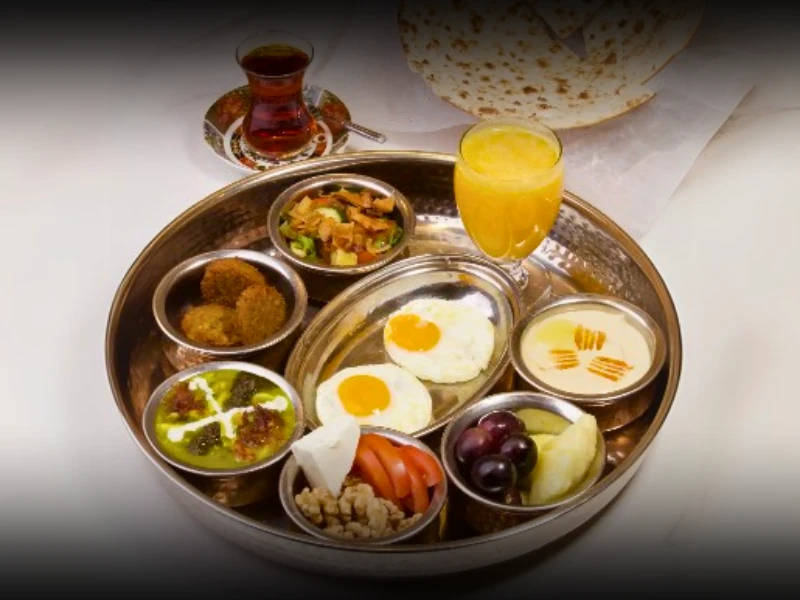 سینی صبحانه عربی